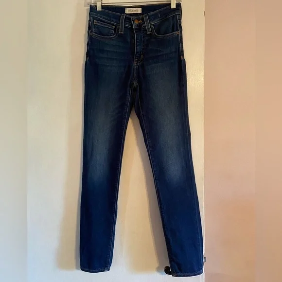 🎉Host Pick🎉 Madewell 9” Mid-Rise Skinny Jeans‎ Size 25 w/ 5 pockets & stretch - Picture 4 of 10